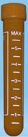 Sarstedt - Transport Tube Round Bottom Plain 13 X 82 mm 7 mL Without Color Coding Screw Cap Polypropylene Tube - 62.550.054