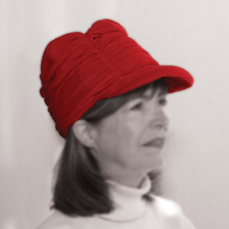 Posey Patient Protective Hat Red Medium - 6041