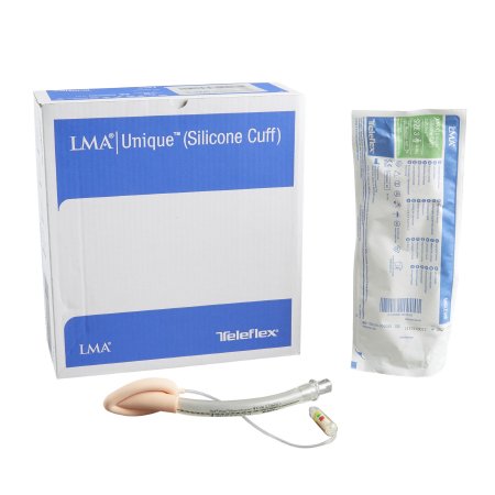 LMA Unique (Silicone Cuff) - Laryngeal Mask Pediatric / Adult User Size 3 PVC / Silicone Sterile Disposable - 105200-000030