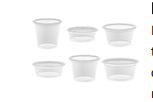 Saalfeld Redistribution Conex Medicine Cup 1 oz. Clear Plastic Disposable - 100PC