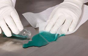 Contec Inc SterileSorb Cleanroom Wipe ISO Class 5 White Sterile Cellulose / Polyester 9 X 9 Inch Disposable - C2-99IR/25