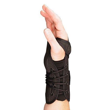 Sammons Preston - Wrist Brace Aluminum / Flannel Right Hand Black Medium - 081571926
