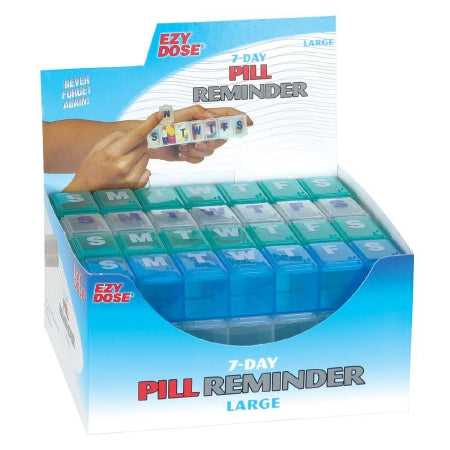 Apothecary Products EZY Dose Classic Weekly Pill Organizer Display Pack Large 7 Day - 71503