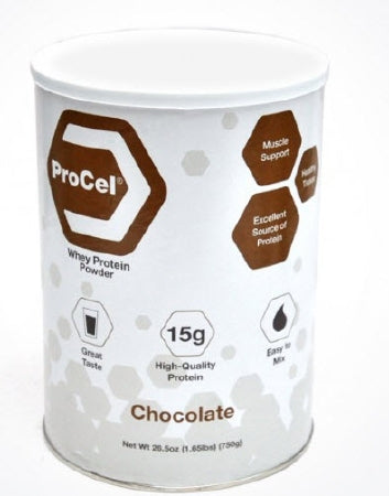 Global Health Products ProCel Whey Protein Supplement Chocolate Flavor 26.5 oz. Can Powder - GH101