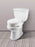 Apex-Carex Raised Toilet Seat Carex 3-1/2 Inch Height White 300 Lbs. Weight Capacity - FGB32200 0000