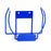 The Palm Tree Group - Wall Bracket For Heartsine AED - PAD-CAB-02