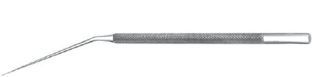 Bausch & Lomb Bausch+Lomb Perforating Needle McGee 6.5 inch Straight Point/Shaft Angled 20°/60mm from Angle to Tip/Round Handle - N1685 D10