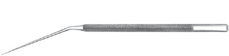 Bausch+Lomb - Perforating Needle McGee 6.5 inch Straight Point/Shaft Angled 20°/60mm from Angle to Tip/Round Handle - N1685 D10