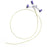 CORFLO-ULTRA Ped NG - Pediatric Nasogastric Feeding Tube 6 Fr. 22 Inch Tube - 40-8226