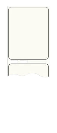 United Ad Label Dymo Blank Label DYMO Printer Label White 1 X 2-1/8 Inch - ULDT12125