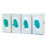 Bowman Manufacturing Quad with Dividers Glove Box Holder Horizontal or Vertical Mount 4-Box Clear 4 X 10.13 X 22.63 Inch Plastic - GL040-0111-DISP
