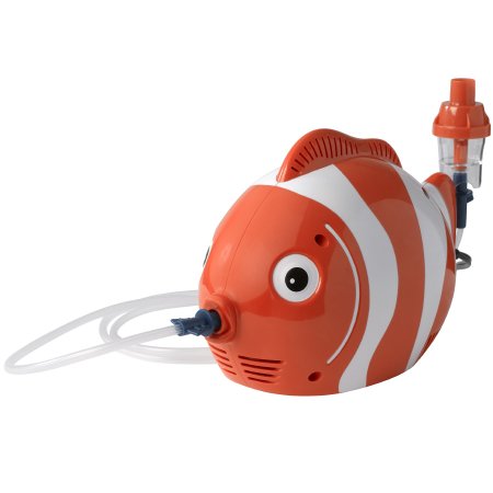 Drive Fish - Compressor Nebulizer System Small Volume Medication Cup Pediatric Aerosol Mask Delivery - 18090-FS