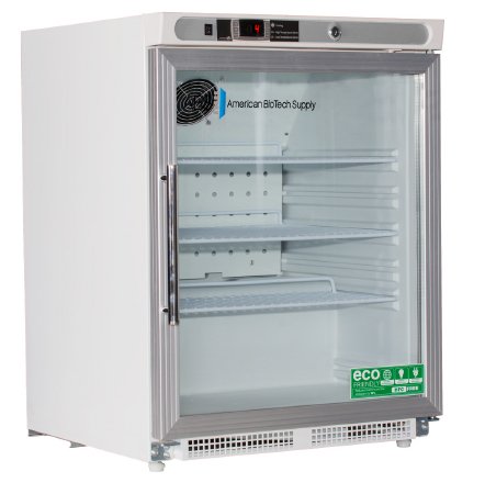 ABS - Refrigerator Laboratory Use 4.6 cu.ft. 1 Swing Glass Door Cycle Defrost - Horizon Scientific - ABT-HC-UCBI-0404G-ADA