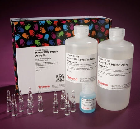 Fisher Scientific Pierce BCA Test Kit General Chemistry Protein Assay Protein Sample 500 Tube Assays / 5,000 Microplate Assays - PI23225