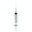 Sol-Care - Syringe with Hypodermic Needle 10 mL 21 Gauge 1-1/2 Inch Regular Wall Retractable Safety Needle - 160072IM