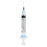 Sol-Millennium Medical Sol-Care Syringe with Hypodermic Needle 10 mL 22 Gauge 1 Inch Detachable Needle Retractable Needle - 160085I