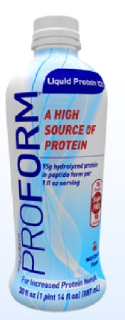 Nutri-Form Proform Liquid Protein 100 Oral Supplement Cherry Flavor 30 oz. Bottle Ready to Use - 71001