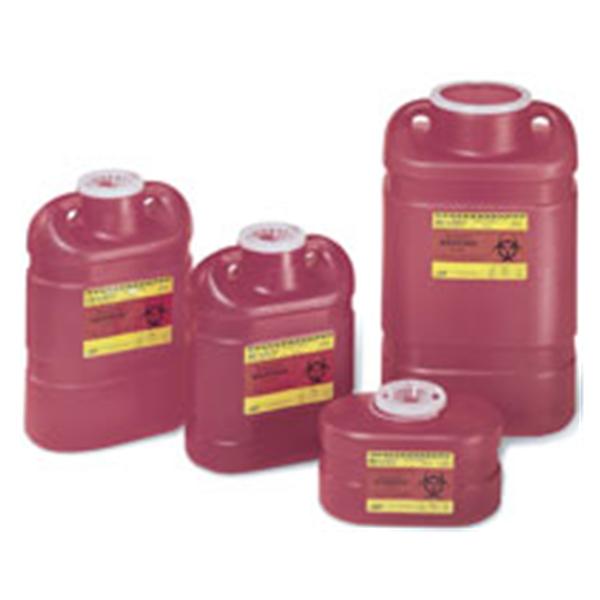 Becton-Dickinson Container Sharps 1.4Qt 1-Piece Plastic Red 36/Ca - 305557