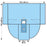 O & M Halyard Drape Laparoscopy/Pelviscopy 7X9" Abdominal Fenestrated 14X35" Sterile 10/Ca - 89220