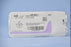 Coated Vicryl - Suture with Needle Absorbable Coated Undyed Suture Braided Polyglactin 910 Size 4 - 0 27 Inch Suture 1-Needle 17 mm Length 1/2 Circle Reverse Cutting Needle - J455H