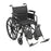 Cruiser X4 - Wheelchair Desk Length Arm Elevating Legrest Black Upholstery 18 Inch Seat Width Adult 300 lbs. Weight Capacity - CX418ADDA-ELR