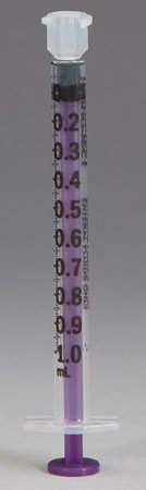 Monoject - Enteral Feeding / Irrigation Syringe 1 mL Bulk Pack Enfit Tip Without Safety - 8881101015