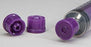 Cardinal Oral Syringe Tip Cap Purple, Polyolefin Plastic, Sterile, Disposable - 400SE