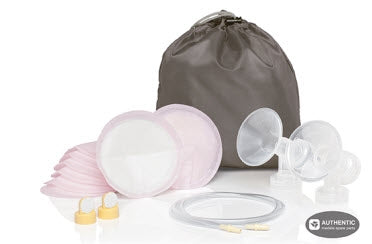 Medela Breast Pump Accessory Kit Pump In Style (1) Set Of Tubing, (2) 24Mm Personalfit Breast Shields, (2) Valves, (2) Membranes, (1) Drawstring Storage Bags, (8) Nursing Pads - 87250