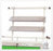Waterloo Industries - Cart Backside Mounted Shelving System For Slim Jim Med Jr Unicart - SUT-1