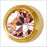 MediStuds - Ear Piercing Stud 24K Gold Plated Stainless Steel Alexandrite June Birthstone Bezel Mount - 2045P