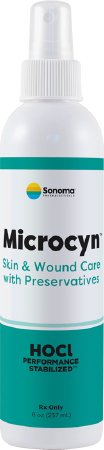 Microcyn - Wound Cleanser 8 oz. Spray Bottle NonSterile Antimicrobial - 84507