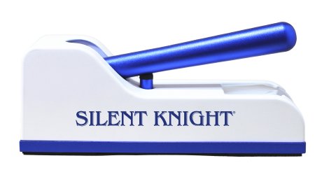 McKesson Silent Knight Pill Crusher Hand Operated Blue / White - SK-0500-LMP