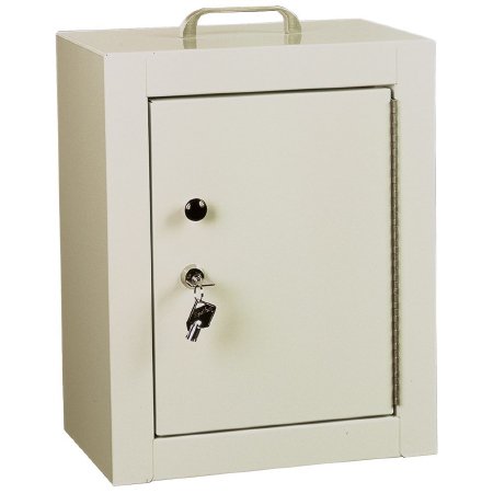 Harloff Narcotic Cabinet Wall Mount Heavy-Duty 20 Gauge Steel Double Lock - 2810AQ