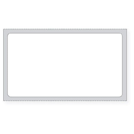 Precision Dynamics Blank Label Printer Label White 2-1/4 Inch - THERMDS18