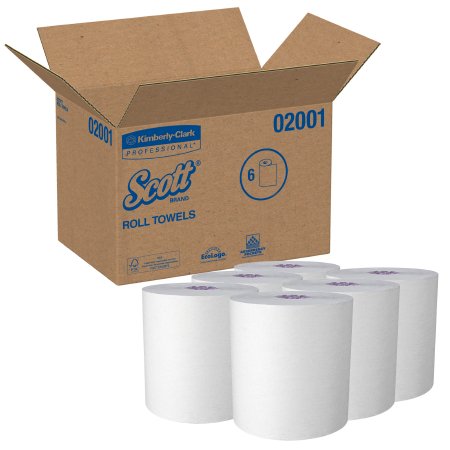 Kimberly Clark Scott Essential* Paper Towel Hardwound Roll 8 Inch X 950 Foot - 2001