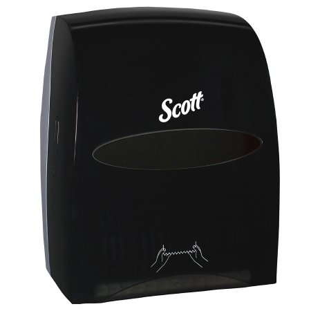 Scott Essential - Paper Towel Dispenser Smoke Plastic Manual Pull 1 Roll Wall Mount - Kimberly Clark - 46253