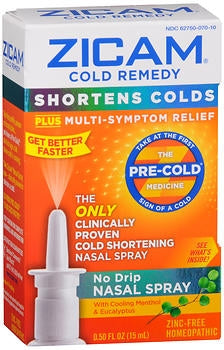 Emerson Healthcare Zicam Cold and Sinus Relief 4X - 4X - 4X Strength Nasal Spray 0.5 oz. - 62750007010