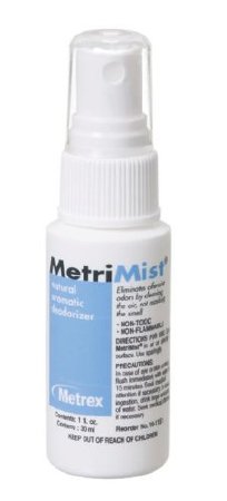 Metrex Research MetriMist Deodorizer Liquid 2 oz. Bottle Baby Powder Scent - 10-1152