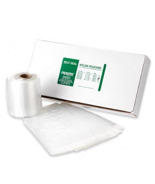 SPS Medical Supply - Sterilization Roll Dry Heat 4 Inch X 100 Foot Clear Self Seal Nylon - SI4