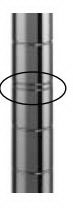 Super Erecta SiteSelect - Stationary Post For Metroseal Shelving - 54PK3