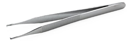 Medline - Tissue Forceps Adson 4-3/4 Inch Length Floor Grade Stainless Steel NonSterile NonLocking Thumb Handle Straight 1 X 2 Teeth - MDS10741