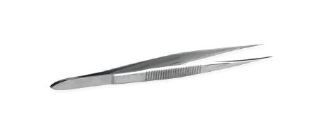 Medline - Splinter Forceps 4-1/2 Inch Length Floor Grade Stainless Steel NonSterile NonLocking Thumb Handle Straight Fine Pointed Tips - MDS10724