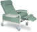 Winco Care Cliner XL Recliner Moss Green Nylon Caster Nylon Caster - 6540-04