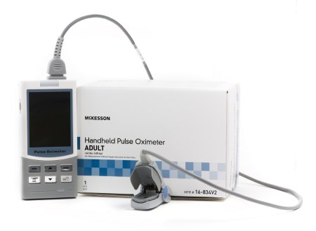 McKesson McKesson Handheld Pulse Oximeter Battery Operated Audible and Visual Alarm - 16-834V2