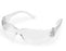 Intruder - Safety Glasses Clear Tint Polycarbonate Lens Clear Frame Over Ear Small - 6598