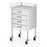 Mac Medical - Instrument Table 16 X 20 X 34 Inch 4 Drawers - T0097