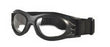Bar-Ray Atlantis Radiation Protection Goggles Wraparound Clear Tint Black Frame Elastic Strap One Size Fits Most - 62481BK