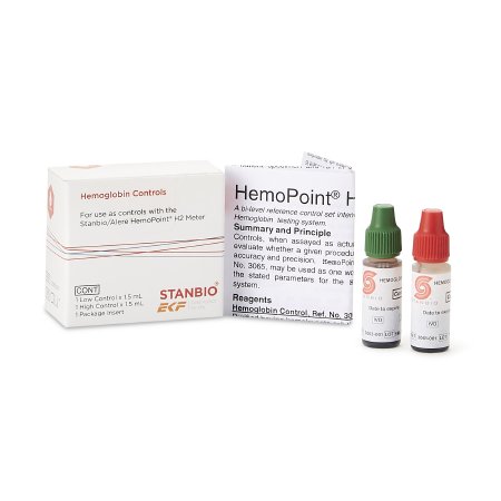 HemoPoint H2 - Control Hemoglobin Low Level / High Level 2 X 1.5 mL - 3065-201