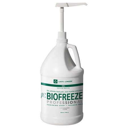 Biofreeze Professional - Topical Pain Relief 5% Strength Menthol Topical Gel 1 gal. - 13433