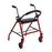 Drive Medical Drive 2 Wheel Rollator drive Red - 1239RD